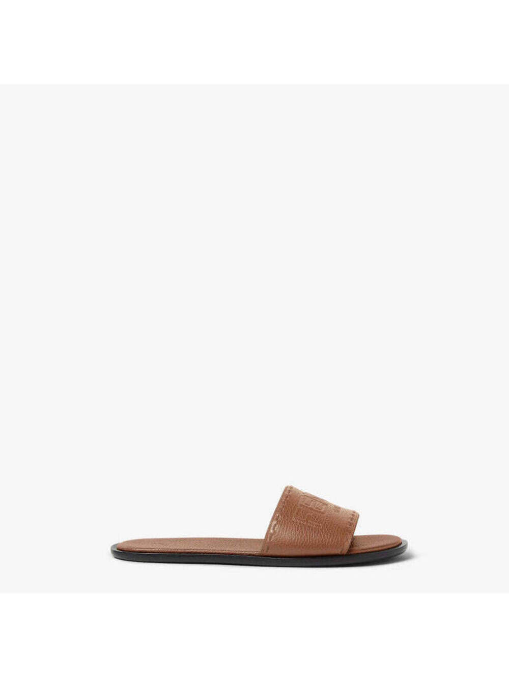Fendi Roma Leather Slides(PLEASE REQUEST YOUR SIZE BEFORE PURCHASING)